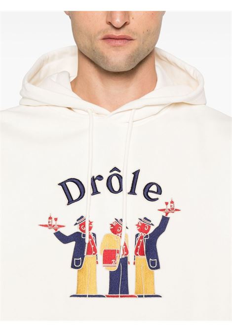 Top Le Hoodie Crillon in beige Drôle de monsieur - uomo DRÔLE DE MONSIEUR | EHO172CO127CM